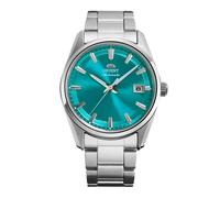Orient Contemporary Narrow Date - Men's Automatic and Manual Winding Mechanical Casual Bracelet and Stainless Steel Case Blue Dial RA-AC0R06L