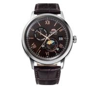 Orient RA-AK0804Y30B Mechanical Classic Watch, Leather Strap Watch