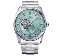 Orient Watches Contemporary Small Seconds Semi Skeleton 42 Mm Watch Silver Men