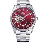 Orient Watches Contemporary Small Seconds Semi Skeleton 42 Mm Watch Silver Men