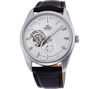 Orient Stretto 41mm Semi-Skeleton White Dial Leather Mens Watch RA-AR0004S30B