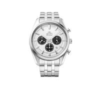 Orient Stretto Solar Chronograph 43mm White Dial Steel Strap Men’s Watch RA-TX0305S10B it should say - Orient Stretto Solar Chronograph 40mm White Dial Steel Strap Men’s Watch RA-TX0305S10B