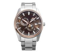 Orient Stretto Sun & Moon Automatic (41.5mm) Brown Dial/Stainless Steel Bracelet RA-AK0313Y30B