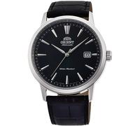 Orient Symphony Men’s Automatic Watch RA-AC0F05B30B Black Dial Leather Strap 50M