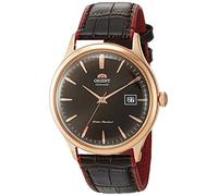 Orient Women Analog Japanese Automatic Watch with Leather Strap FAC08001T0