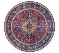 Oriental Anthea Red Rug Medallion Design - Ø 160 cm
