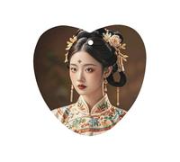 Oriental Beauty Car Air Freshener Hanging, Long Lasting Scented Car Aromatherapy Tablets, Love form Fragrance Scented Cards for Vehicles, Bedroom, Wardrobe Gray-style