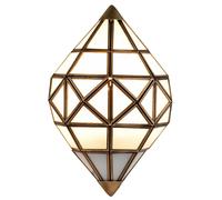 Oriental Boho Wall Light Metal White 28cm E27 Vintage Decor Article