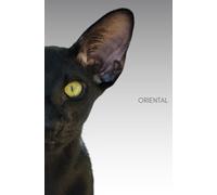 Oriental Cat Notebook: Cat Lover’s Journal - 110 Pages, 5.25 x 8", 133.3 x 203.2 mm