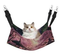 Oriental Cherry Blossom Garden Printed Pet Hammock - Sleeping Hammock For Cats, Rabbits, Ferrets, Puppies, Small Animals