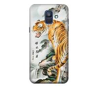 Oriental Chinese Tiger Painting Case Cover For Samsung Galaxy A6 (2018)