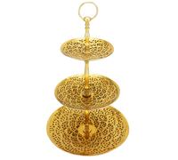 Oriental Cupcake Stand Aghdas Gold - 50 X 30 Cm