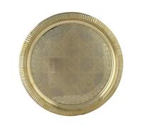 Oriental Decorative Tray Serving Tray Candle Tray Nacera Gold 28Cm