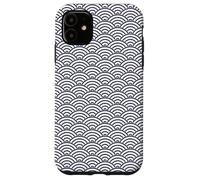 Oriental Delft Blue Koinobori Fish Scale Pattern Case for iPhone 11