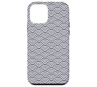Oriental Delft Blue Koinobori Fish Scale Pattern Case for iPhone 12 mini