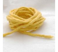 Oriental Direct 100% Wool Felt Cord - Handmade - 3 Metres - Mustard Yellow