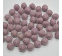 Oriental Direct based in Yorkshire 100% Wool Felt Balls - 50 Felt Balls - 1cm - Very Pale Dusty Pink