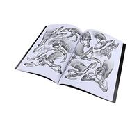 Oriental Dragon Claw Manuscripts Book 190 Pages - Reference Design for Works - Visual Guide for Charting - Perfect for Tattoo Artists & Designers