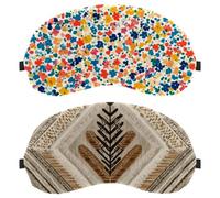 Oriental Ethnic Pattern 2-Pack Light-Blocking Soft Breathable Sleep Mask Eye Masks Sleeping Mask