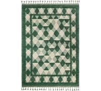 Oriental Grid Rug 180x270 Green