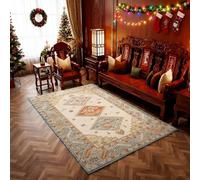 Oriental Heated Rug - Graphene Electric Carpet with 9-Layer Safety, Non-Slip & Waterproof Design for Chinese-Style Living Room - Warm & Quiet(Style10,119x79in/300x200cm)