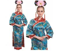 Oriental Japanese Lady Costume Adult Deluxe Geisha Carnival Fancy Dress New