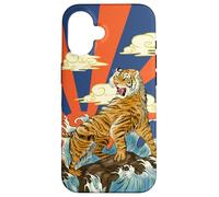 Oriental Japanese Tiger in the Land of Rising Sun Case for iPhone 16