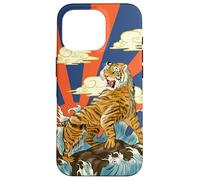 Oriental Japanese Tiger in the Land of Rising Sun Case for iPhone 16 Pro
