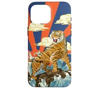Oriental Japanese Tiger in the Land of Rising Sun Case for iPhone 16 Pro Max