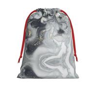 Oriental Marble Stone Ultra Soft Velvet Gift Bag, Comfortable To The Touch, Reusable