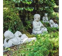 Oriental Monk Buddha Statues Set