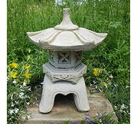Oriental Pagoda Lantern Made From Reconstituted Stone Garden Ornament Tendai Design