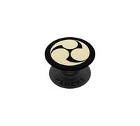 Oriental Pale Yellow Kobayakawa Japan Mon Vector Art PopSockets Adhesive PopGrip