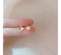 Oriental Pearl Earrings 4-5mm Gold Plated Drop(H064)