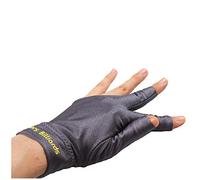 Oriental riverkit Billiard Gloves Snooker Gloves Woman Elastic Lycra Left Hand 3 Fingers Billiard Cue Glove for Billiard Shooters Pool Snooker Cue Sport 23.5 * 8.5cm (Gray)