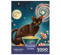 Oriental Shorthair 1000 Pieces Jigsaw Puzzles Pet Cats for Kids Creative Wall Decoration Gifts for Men Age 14+ ForAdults 38x26cm/1000pcs