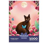 Oriental Shorthair 1000 Pieces Jigsaw Puzzles Pet Cats for Kids Staycation Kill Time Home Decoration Educational Toy Age 14+ ForAdults 70x50cm/1000pcs
