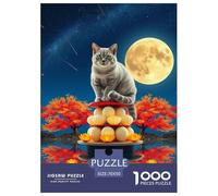 Oriental Shorthair 1000 Pieces Jigsaw Puzzles Pet Cats for Kids Staycation Kill Time Wall Decoration Gift Game for Boys And Girls Age 14+ ForAdults 70x50cm/1000pcs