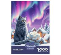 Oriental Shorthair 1000 Pieces Jigsaw Puzzles Pet Cats for Kids Staycation Kill Time Wall Decoration Birthday Gifts Age 14+ ForAdults 70x50cm/1000pcs