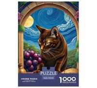 Oriental Shorthair 1000 Pieces Jigsaw Puzzles Pet Cats Puzzle for Adults Creative Home Decoration Gifts for Men Age 14+ ForAdults 70x50cm/1000pcs
