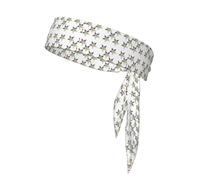 Oriental Stars Printed Sports Headband Elastic Adjustable Unisex Soft Comfortable Breathable