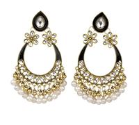 Oriental style retro dazzling water drop tassel exaggerated temperament female earrings