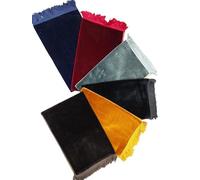 Oriental Trade Quality plain prayer mat, rug, janamaz, Salat mat (Grey)