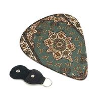 Oriental Traditional Printed Guitar Picks 6 Pcs Guitar Plectrum Acoustic Electric Guitar Pick For Bass Electric Acoustic Guitars Ukulele Thin Medium Thick Set 0.71mm