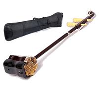 OrientalMusicSanctuary Beginner Chinese Violin - Erhu With Erhu Gig-Bag and Accessories + ENGLISH INSTRUCTIONAL BOOKLET W/Videos VIA QR CODE (By Patty Chan)