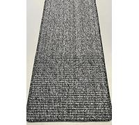 OrientalRugCompany Non Slip Washable Kitchen Utility Caravan Runner 170cm x 57cm aproxx in Grey/Rugs