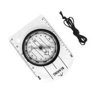 Orientation Compass Hiking Navigation Map Scale Ruler Compass Multifunction Magnifier Compass for Map Reading