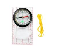 Orientation Compasses Hiking Navigation Map Scale Ruler Multifunctional Magnifier For Map Reading Multifunctional Camping Compasses