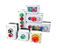 Orientation control button Start and Stop Self-Recovery Saterproof Button Switch Emergency industrial hand-Held Control Box 1 piece(1-5,')