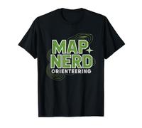Orienteering Athlete Loves Reading Maps Compass Navigation T-Shirt